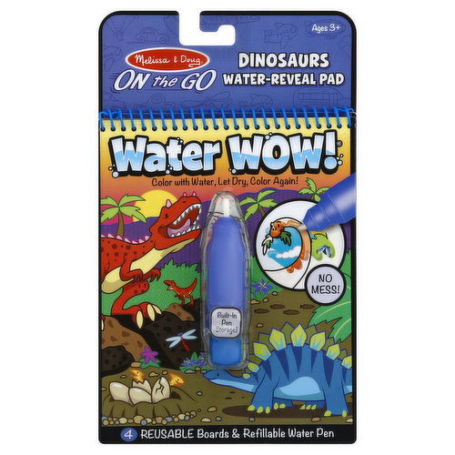 Melissa & Doug Water-Reveal Pad, Dinosaurs