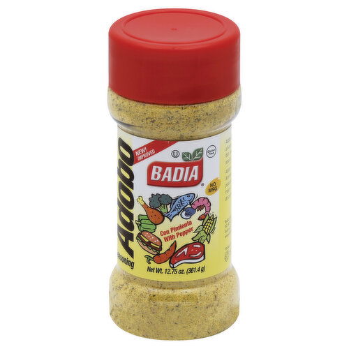 Badia Seasoning, with Pepper, Adobo 