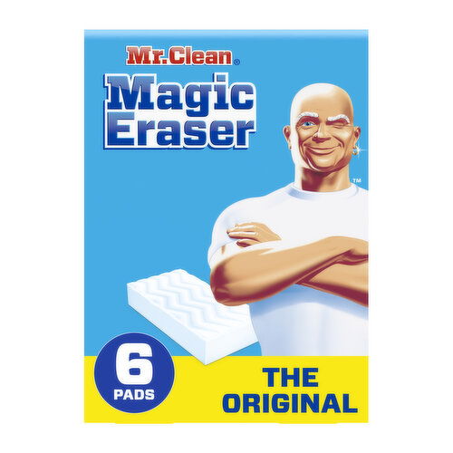 Mr. Clean Magic Eraser Mr. Clean Magic Eraser Sponge, All Purpose Cleaner, Original, 6ct