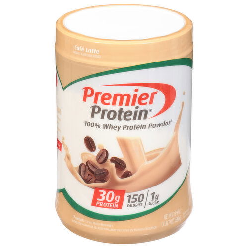 Premier Protein Protein Powder, 100% Whey, Cafe Latte