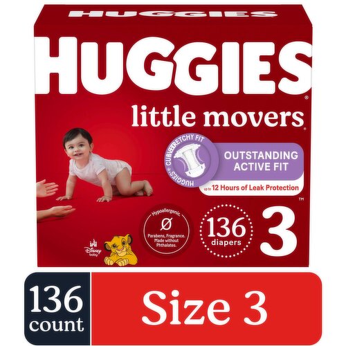 Huggies Little Movers Baby Diapers