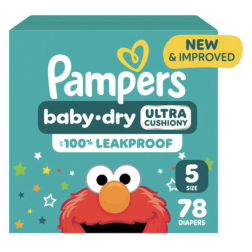 Pampers Baby Dry Baby Dry Diapers Size 5 78 Count