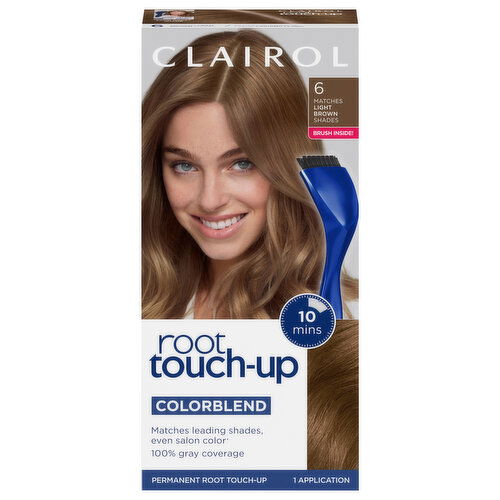 Root Touch-Up 6 Matches Light Brown Shades Permanent Colorblend Root Touch-Up
