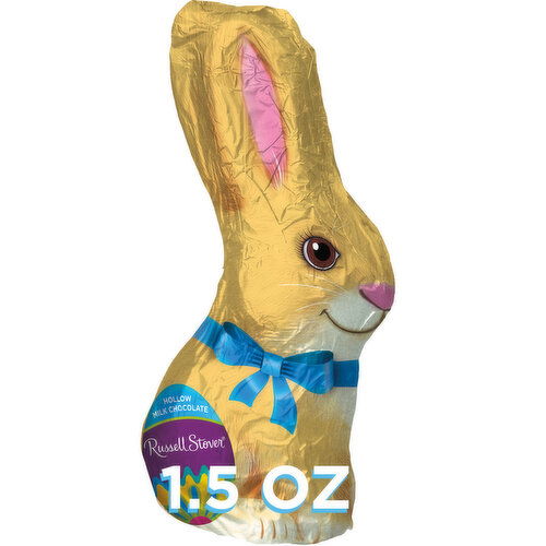 Russell Stover Easter Bunny Hollow Milk Chocolate Candy Rabbit