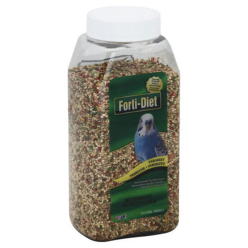 Forti-Diet Parakeet Food, Nutritionally Fortified