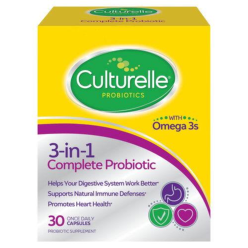 Culturelle Capsules 3-in-1 Complete Probiotic