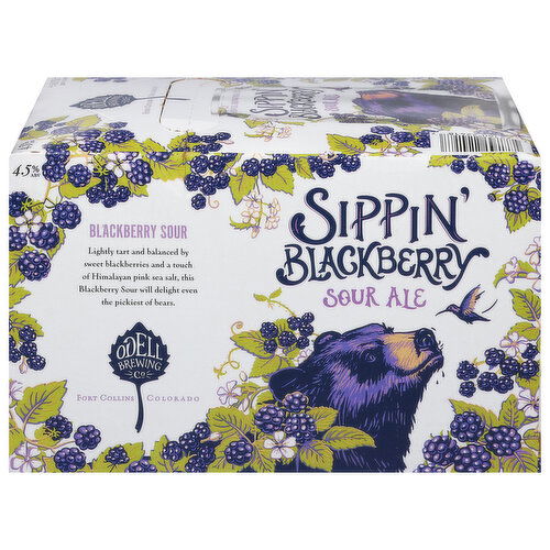 Odell Brewing Co. Beer, Sippin' Blackberry, Sour Ale