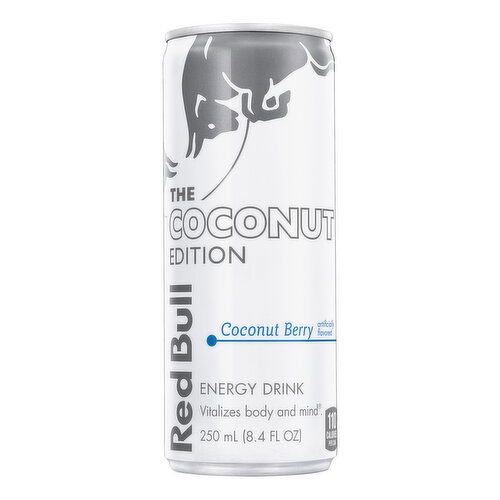 Red Bull Coconut Edition Energy Drink, Coconut Berry, 80mg Caffeine