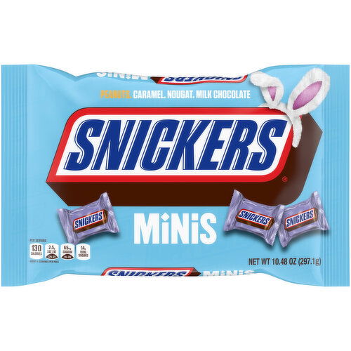 Snickers SNICKERS Minis Milk Chocolate Easter Candy Bars, 10.48 Oz Bag