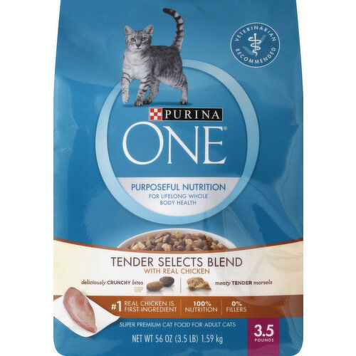 Purina One SmartBlend Cat Food, Premium, Chicken & Turkey Flavor