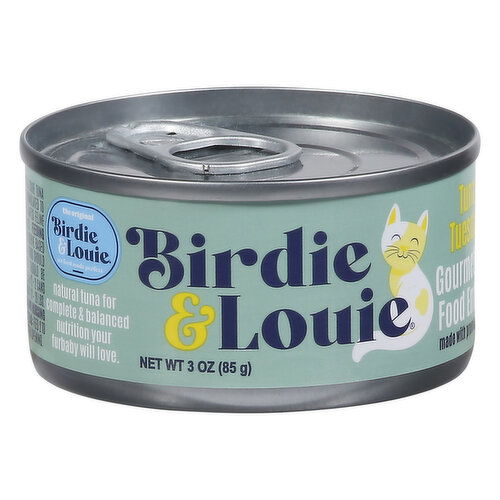 Birdie & Louie Cat Food Entree, Gourmet, Tuna Tuesday