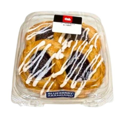 Cub Bakery Blueberry Danish Rolls, 4 Count