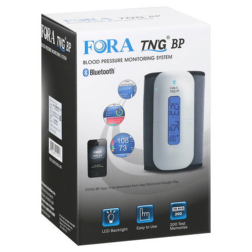 Fora TN'G BP Blood Pressure Monitoring System, Bluetooth
