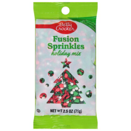 Betty Crocker Fusion Sprinkles, Holiday Mix