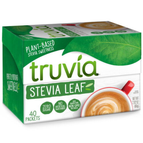 Truvia Original Calorie-Free Sweetener from the Stevia Leaf Packets, 40 Count (2.82 oz Carton)