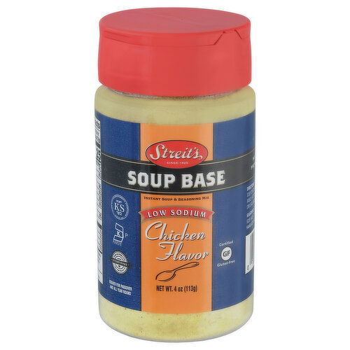 Streit's Soup Base, Chicken Flavor, Low Sodium