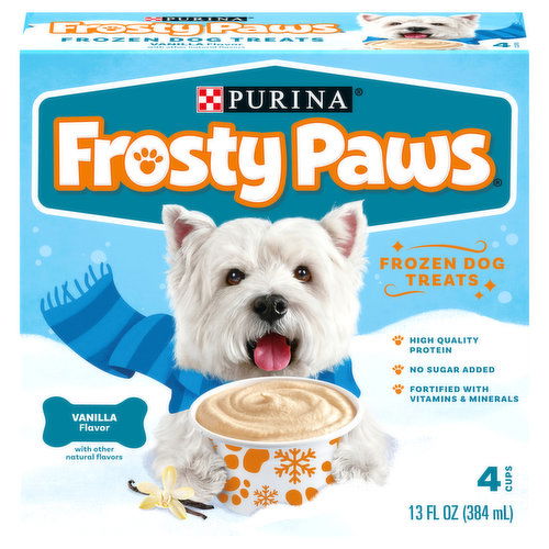 Frosty Paws Purina Dog Treats, Frozen, Vanilla Flavor