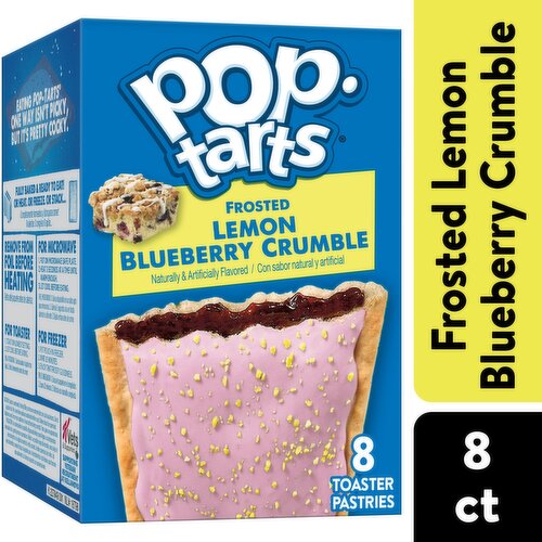 Pop-Tarts Toaster Pastries, Frosted Lemon Blueberry Crumble