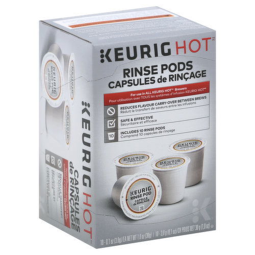 Keurig Hot Rinse Pods