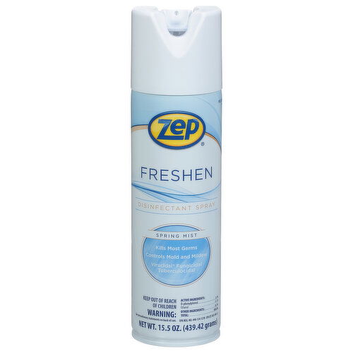 Zep Freshen Disinfectant Spray, Spring Mist