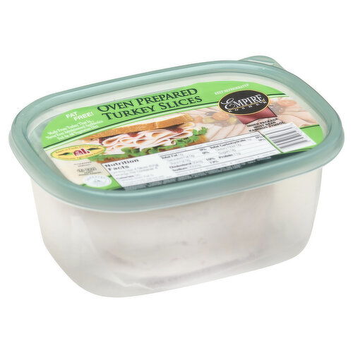 Empire Kosher Turkey, Oven Prepared, Slices