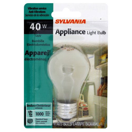 Sylvania Light Bulb, Appliance, 40 Watts