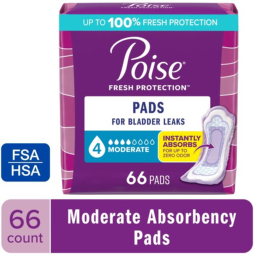 Poise Fresh Protection 4 Moderate Pads