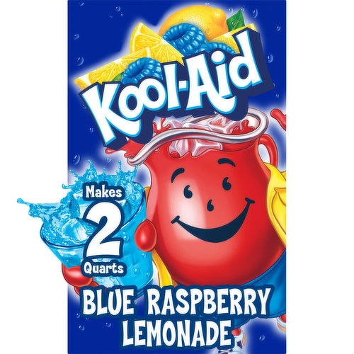 Kool-Aid Unsweetened Blue Raspberry Lemonade Artificially Flavored Powdered Soft Drink Mix