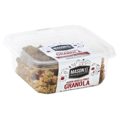 Mason St. Bakehouse Granola, Super Seed & Fruit