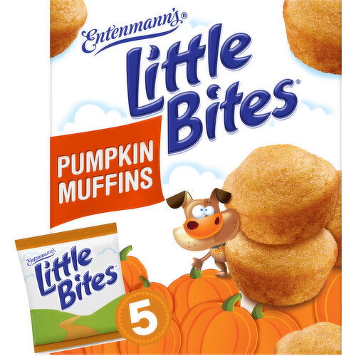 Entenmann's Little Bites Pumpkin Mini Muffins, 5 packs, 8.25 oz