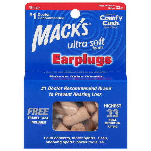 Mack's Earplugs, Ultra Soft Foam