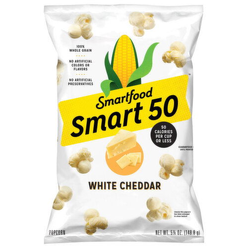 Smartfood Smart 50 White Cheddar Popcorn