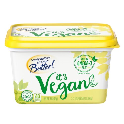 I Can't Believe It's Not Butter! Vegan Spread