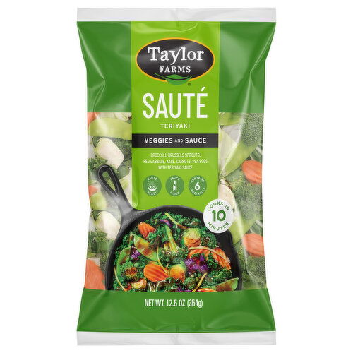 Taylor Farms Veggies and Sauce, Teriyaki, Saute