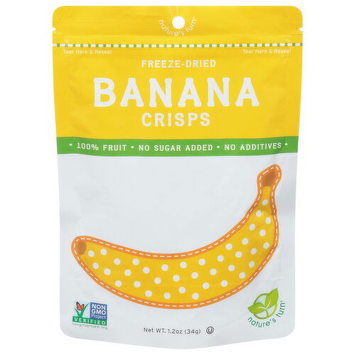 Nature's Turn Banana Crisps, Freeze-Dried