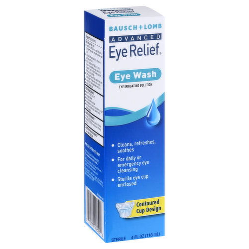 Bausch + Lomb Eye Relief Eye Wash, Advanced