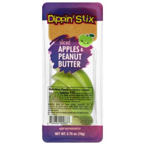 Dippin' Stix Sliced Apples & Peanut Butter