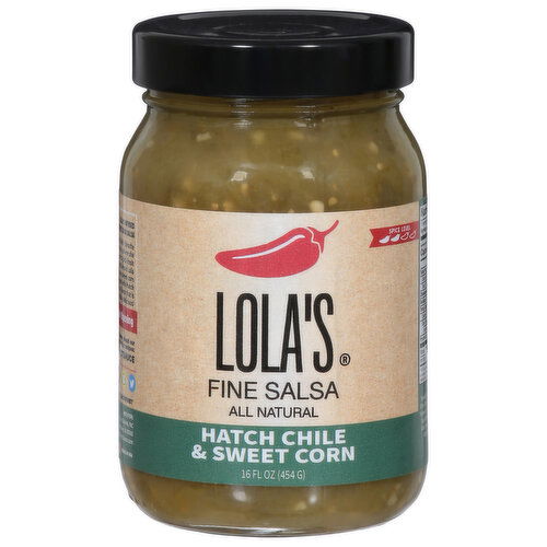 Lola's Fine Salsa, Hatch Chile & Sweet Corn