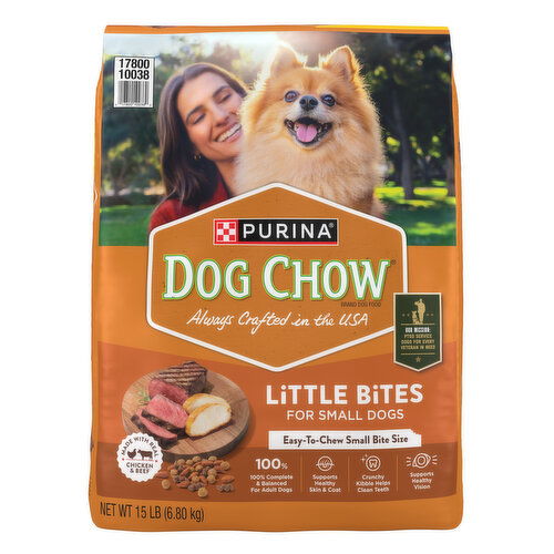 Dog Chow Dog Chow Purina Dog Chow Little Bites With Real Chicken And Beef Small Breed Dry Dog Food