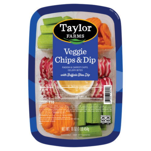 Taylor Farms Veggie Chips & Dip Vegetable Tray