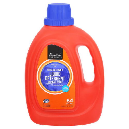 Essential Everyday Liquid Detergent, Ultra Concentrated, Original Scent