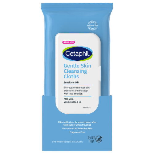 Cetaphil Cleansing Cloths, Gentle Skin, Sensitive Skin