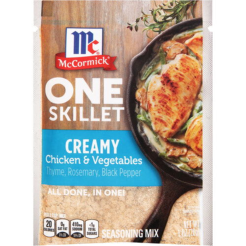 McCormick Creamy Chicken & Vegetables One Skillet Seasoning Mix