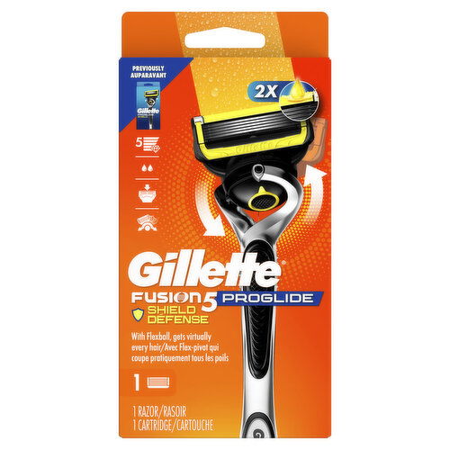 Gillette ProGlide Shield Razor for Men, Handle + 1 Blade Refill