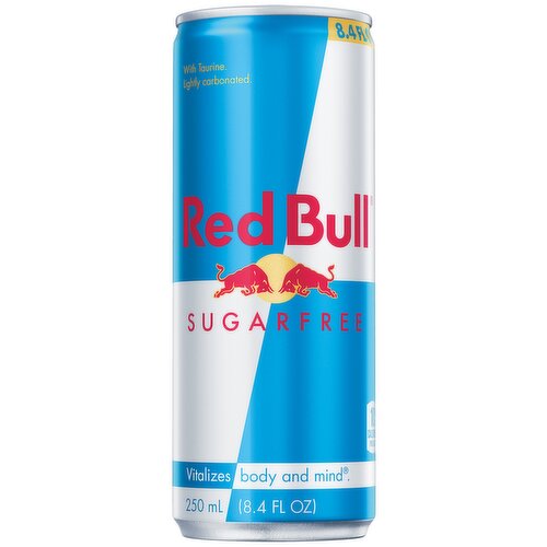 Red Bull Sugar Free Energy Drink, 80mg Caffeine