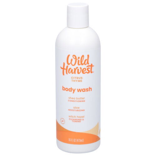 Wild Harvest Body Wash, Citrus Thyme