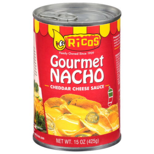 Ricos Cheese Sauce, Cheddar, Gourmet Nacho