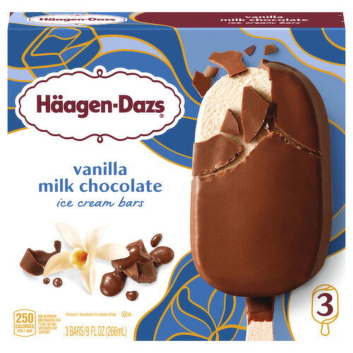 Haagen-Dazs Ice Cream Bars, Vanilla Milk Chocolate