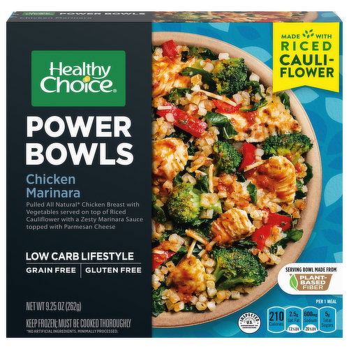 Healthy Choice Power Bowls, Chicken Marinara