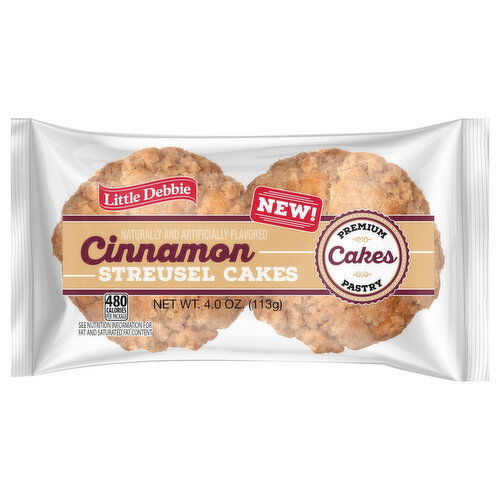 Little Debbie Cinnamon Streusel Cakes